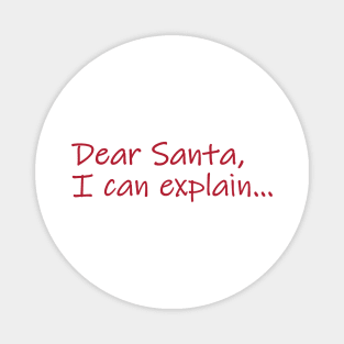 Dear Santa Magnet